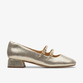 Daiss 30 Shine Champagne Interest | Clarks outlet
