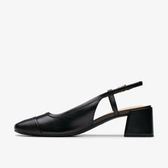 Nyta 45 Sling Black Combination Leather | Clarks online