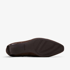 Edina Up Dark Brown Suede | Clarks online