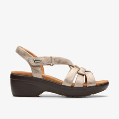 Tuleah Cross Metallic Leather | Clarks outlet