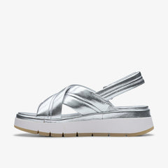 Tuscan Cross Silver Leather | Clarks online