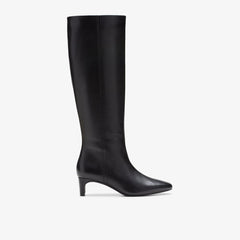 Edina Tall Black Leather | Clarks on Sale