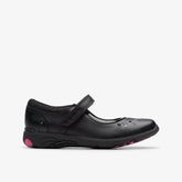 Relda Wish Kid Black Leather | Clarks outlet