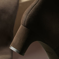 Edina Tall Dark Brown Suede | Clarks for sale