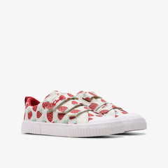 Foxing Fraise Kid Cotton Metallic | Clarks on Sale