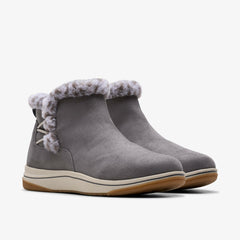Brinkley Fur Dark Grey | Clarks outlet