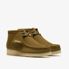 Wallabee Boot Green Suede | Clarks for sale