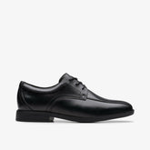 Jonwin Loop Youth Black Leather | Clarks for sale