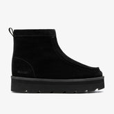 Meare Rooey Black Suede Warmlined | Clarks Sale