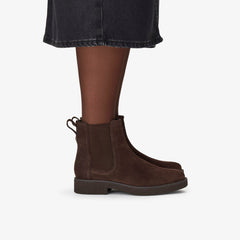 Nella Top Dark Brown Suede | Clarks for sale
