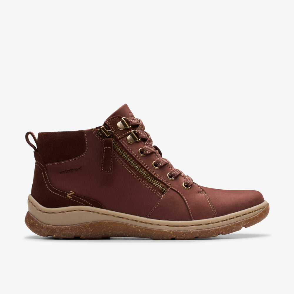 Orlene Top Waterproof British Tan Nubuck | Clarks for sale