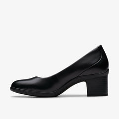 Shaya Poppy Black Leather | Clarks online