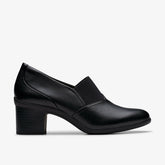 Shaya Tess Black Leather | Clarks for sale