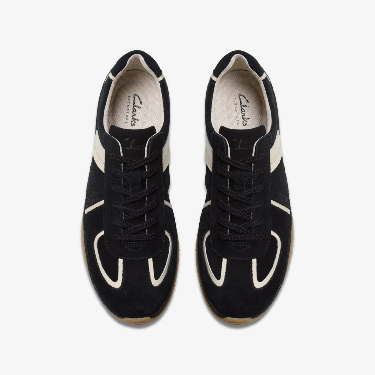 Meridor Lo Black Combination Suede | Clarks online