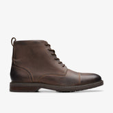 Aldwin Cap Brown Leather | Clarks for sale