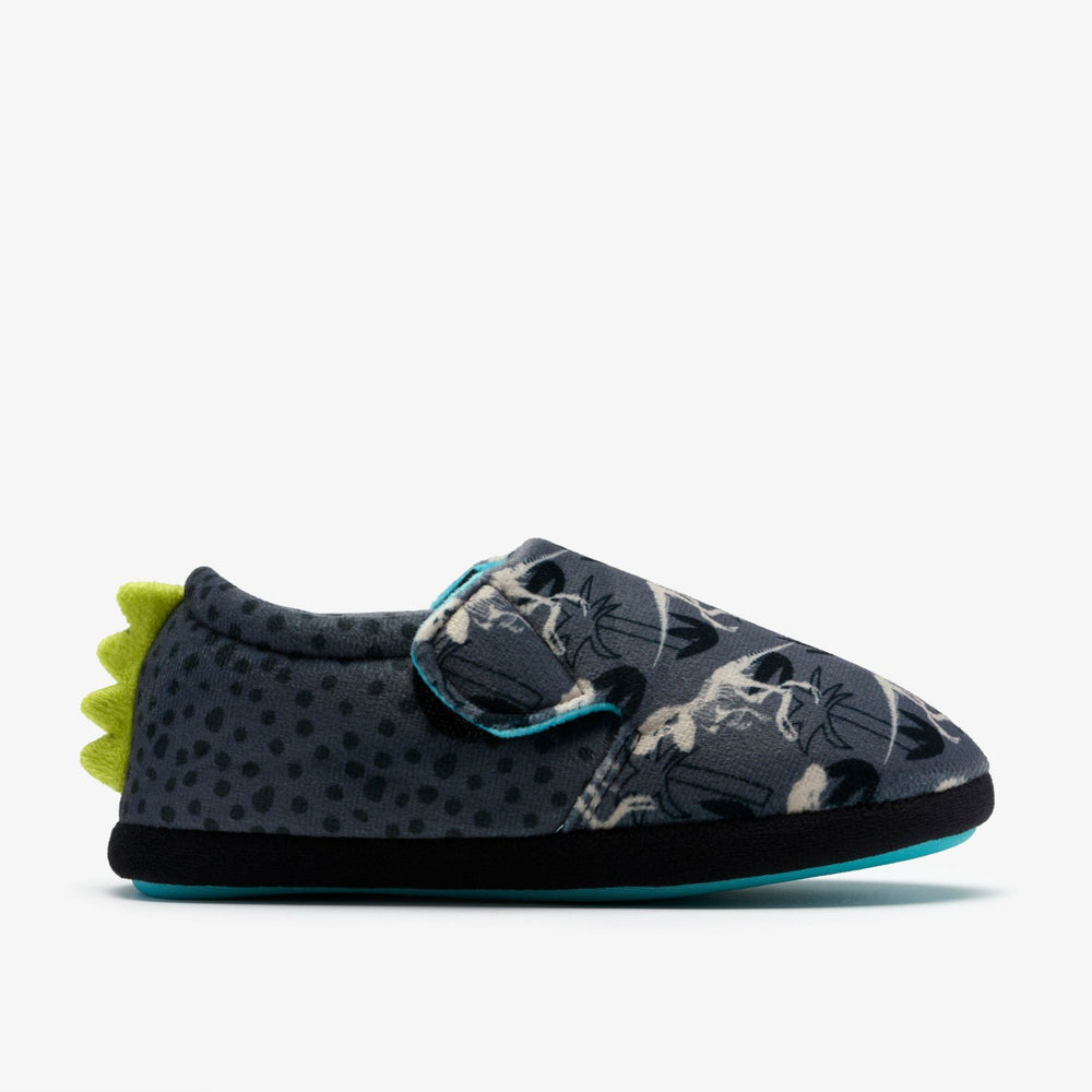 Fluffy Snug Kid Dark Grey Interest | Clarks online