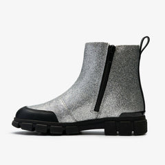 Evyn Chelsea Kid Silver Patent | Clarks online