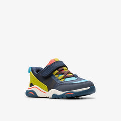 Feather Track Toddler Navy Combination | Clarks on Sale
