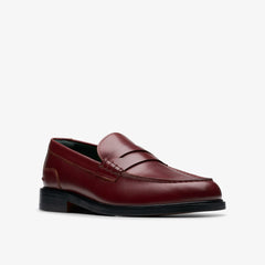 Craft James Lo Loafer Wine Leather | Clarks Sale
