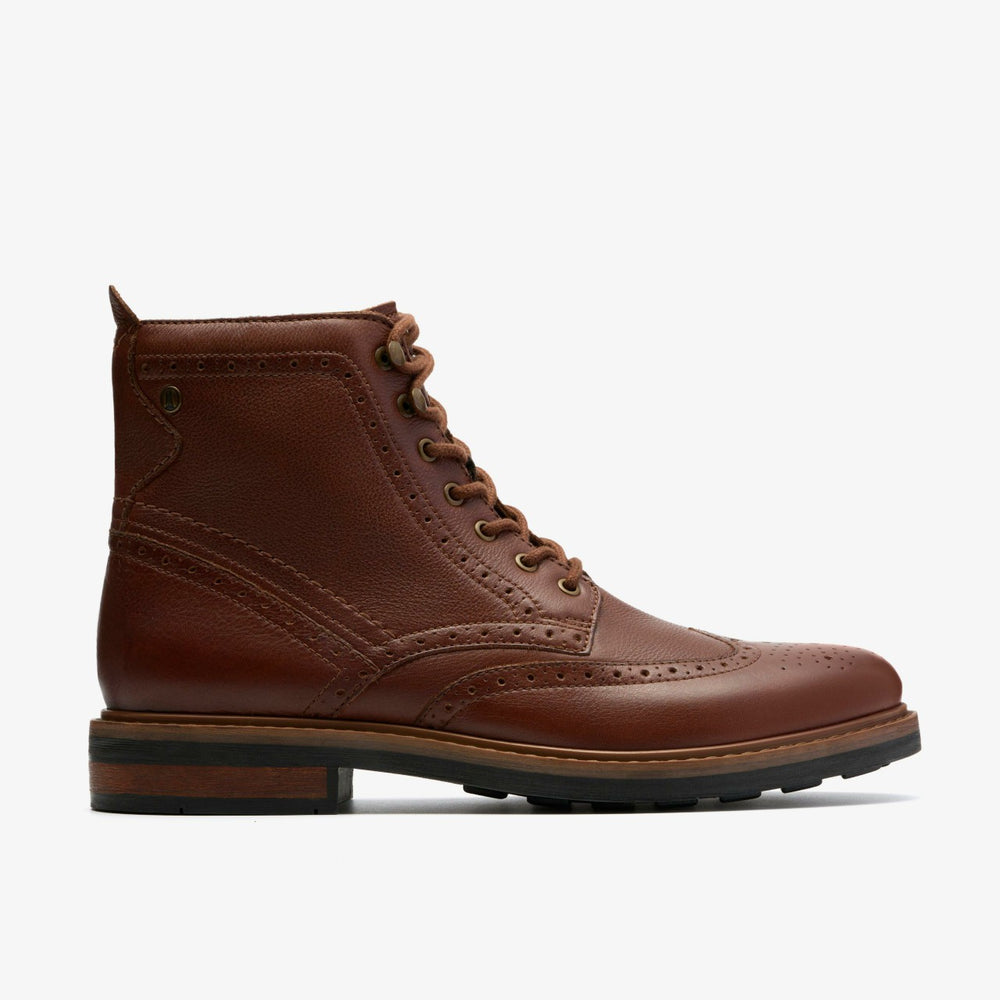 Newford Lace Boot Mid Tan Leather | Clarks Sale