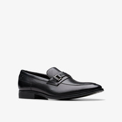 Paulton Lo Black Leather | Clarks discount