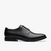 Banbury Derby Black Leather | Clarks on Sale