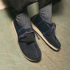 Desert Trek Navy Tweed Combination | Clarks on Sale