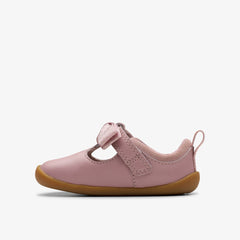 Roamer Trim Toddler Dusty Pink | Clarks for sale
