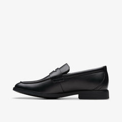 Jonwin Craft Youth Black Leather | Clarks on Sale