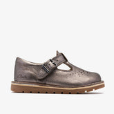 Joyful Skip Toddler Pewter | Clarks on Sale
