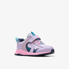 Selva Hero Toddler Lilac Combination | Clarks outlet