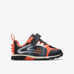 Steggy 2 Fly Toddler Black/Orange | Clarks outlet