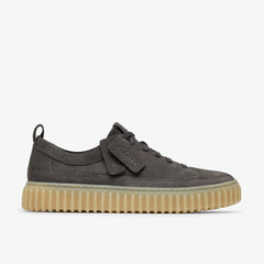 Torhill Lace Dark Grey Nubuck | Clarks outlet