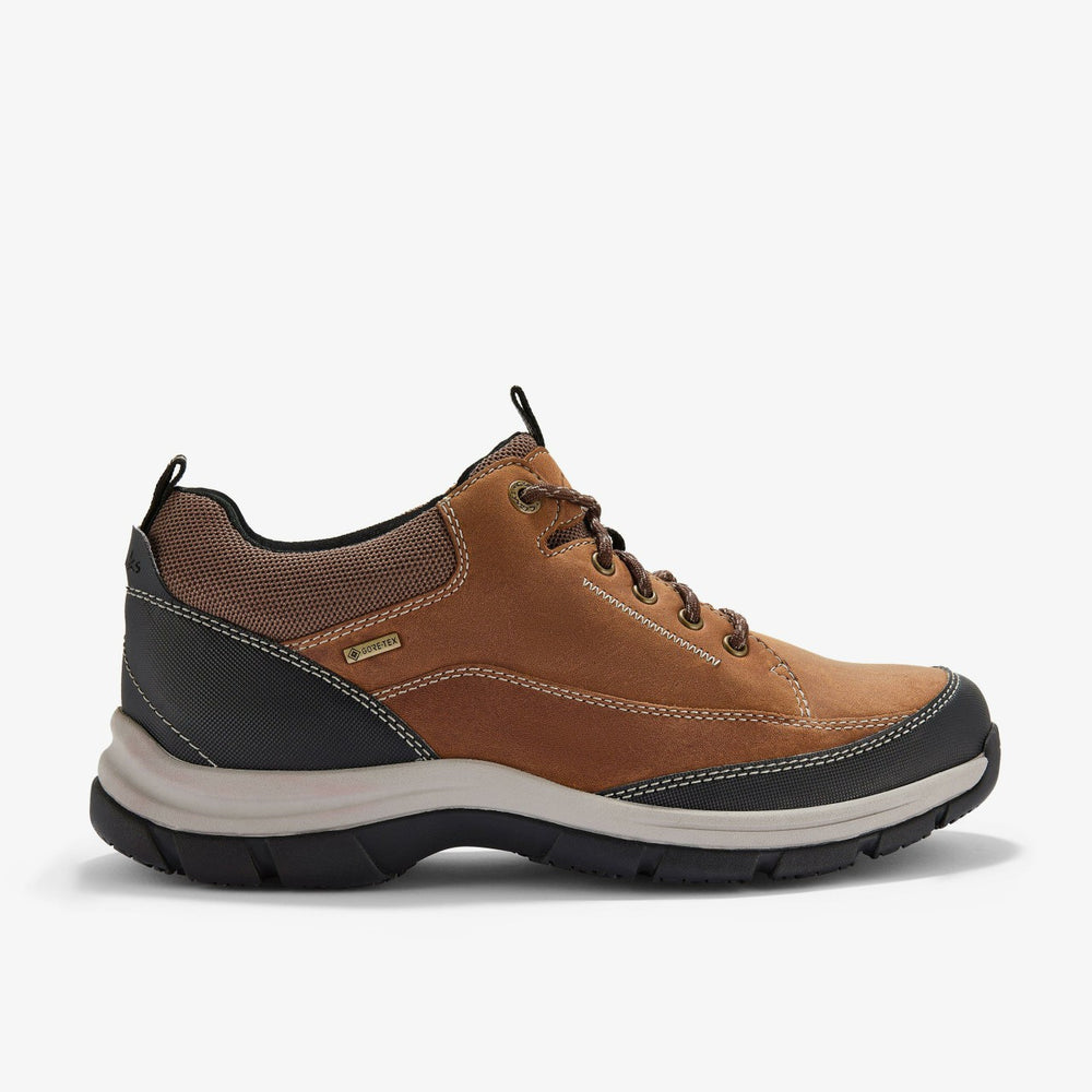 Spypath Lo GORE-TEX Dark Tan Leather | Clarks for sale