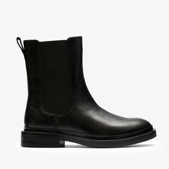 Previa Top Black Leather | Clarks on Sale