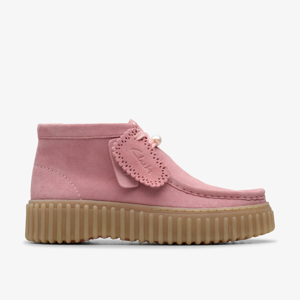 Torhill Moss Dusty Rose Suede | Clarks on Sale