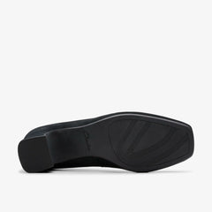 Fernie Court Black Suede | Clarks outlet