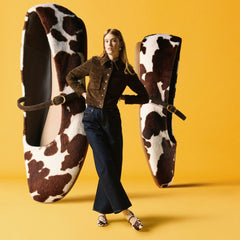 Livia Sky Cow Print | Clarks on Sale