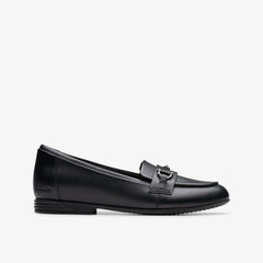 Finja Loafer Older Black Leather | Clarks outlet