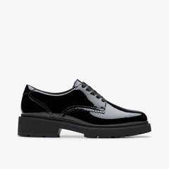 Eris Pure Youth Black Patent | Clarks Sale