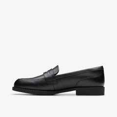 Tapa Edge Youth Black Leather | Clarks for sale