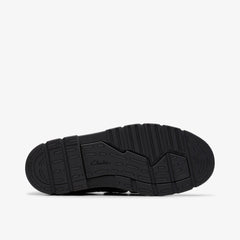 Lorcam Jane Youth Black Leather | Clarks for sale