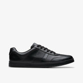 Disco Pace Youth Black Leather | Clarks for sale