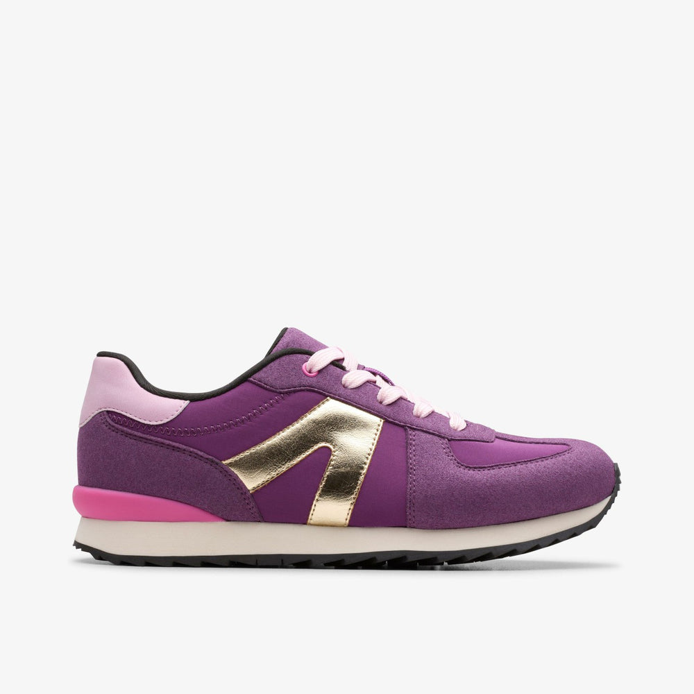 Jaspen Vibe Youth Purple | Clarks on Sale