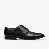 Paulton Cap Black Leather | Clarks online