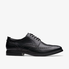 Banbury Tip Black Leather | Clarks Sale