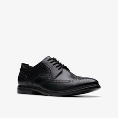 Banbury Tip Black Leather | Clarks Sale