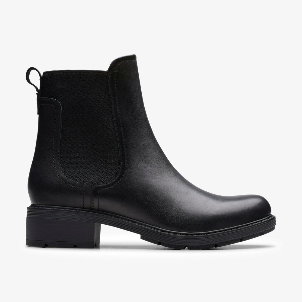 Hearth Top Black Leather | Clarks Sale