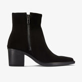 Jesse Zip Black Suede | Clarks outlet