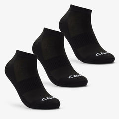 Ankle Socks 3 Pack Size 6-11 Black Black | Clarks for sale